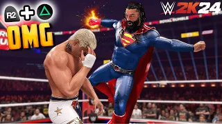 WWE Superstars as Superheroes in WWE 2K24 !!!