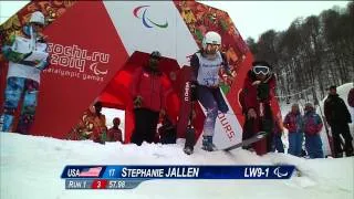 Women's super combined standing Run 2 |  Alpine skiing | Sochi 2014 Paralympic Winter Games