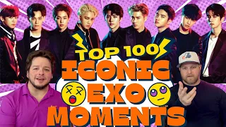 100 ICONIC MOMENTS in the HISTORY of EXO REACTION