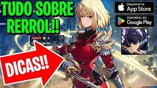 SOLO LEVELING ARISE GUIA COMPLETO DE RREROL !! FAÇA DA MENEIRA CERTA !! Solo Leveling:ARISE