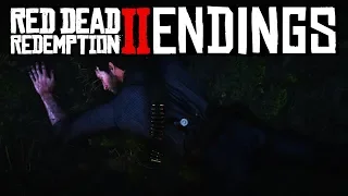 Red Dead Redemption 2 Ending - Both Bad Endings - Death of Arthur Morgan