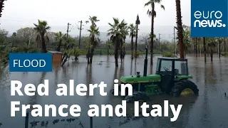 Two missing and hundreds of homes flooded as storms hit southeast France