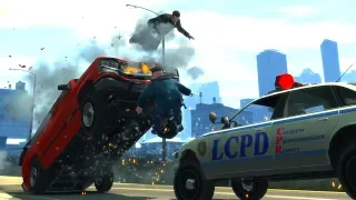 No Seatbelt Car Crashes #2 - GTA 4 (Euphoria physics)