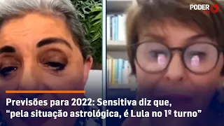 Previsões para 2022: Sensitiva diz que, “pela situação astrológica, é Lula no 1º turno”