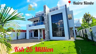 Detailed tour of a contemporary custom designed villa in ruiru mugutha || 26MILLION only ||Thika rd