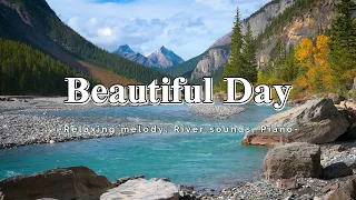 Relaxing piano music with river & bird sounds|Beautiful melody|Elegant Music| #relaxingmusic