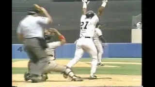 Mell Hall Game Winning Home Run Memorial Day 1991. Yankees  Vs Boston Red Sox