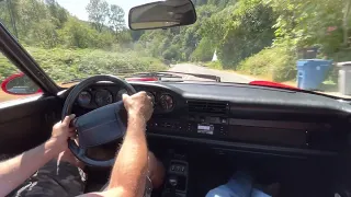 1993 Porsche 911 RS America driving video