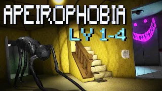 Apeirophobia [Levels 1-4] - Full gameplay | ROBLOX