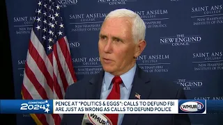 Pence: Calls to defund FBI 'just as wrong as calls to defund police'