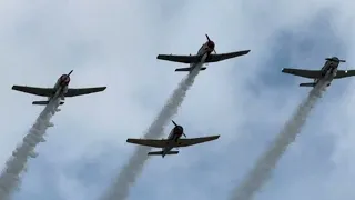 FLORIDA AIR SHOW LEEWARD AIR RANCH WARBIRD ROUNDUP WWII P51 MUSTANGS WARBIRDS PLANES