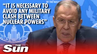 Military confrontation between nuclear powers must be avoided says Russia's Lavrov