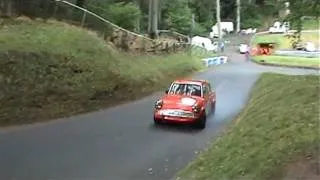 Ivan Russell Ford Anglia,  Engine Blow-Up Shelsley Walsh 18-9-11