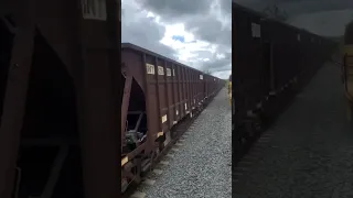trem carregado de brita na trans nordestina