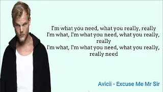 Avicii - Excuse Me Mr Sir (Lyrics) ft. Vargas & Lagola (Full Album Playlist link in Description)