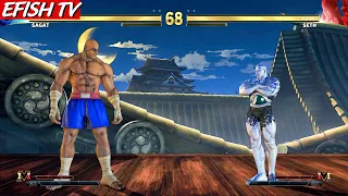 Sagat vs Seth (Hardest AI) - Street Fighter V