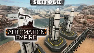 РАКЕТЫ БУДУТ ?!? ЗАГРУЖАЕМ ВАГОНЫ ►  AUTOMATION EMPIRE [1440p]