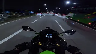 2024 PURE SOUND POV ASMR RIDE KAWASAKI MODENAS NINJA ZX25R SE YOSHIMURA R11 EXHAUST MALAYSIA MOTOR