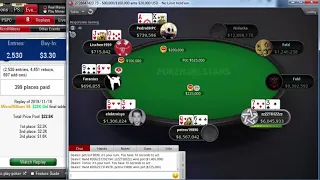 Replay |"nidacka" Final table PokerStars MicroMillions 58: $3.30+R NLHE 8-Max $20K Gtd Nov 16, 2019