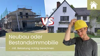 Neubau vs. Bestandsimmobilie - was lohnt sich jetzt?