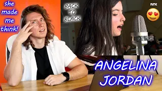 OMG! Angelina Jordan "Back to Black" Cover, with KORK, improvised lyric | Singer Reaction!