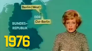 ARD Tagesschau 20:00 Uhr mit Dagmar Berghoff (31.12.1976)