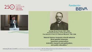 Lecture by Kirk Johnson in the Forum of International Museum Directors at the BBVA Foundation