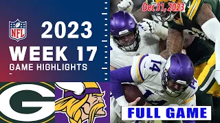 Green Bay Packers vs Minnesota Vikings FULL GAME Week 17 12/31/23 | NFL Highlights Today