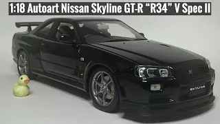 1:18 Autoart Nissan Skyline GT-R R34 V Spec II