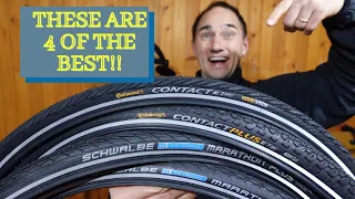 Preview of the Schwalbe Marathon, Marathon Plus,  Continental Contact, Contact Plus