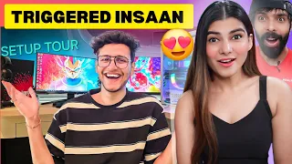 Triggered Insaan - My New ₹10 KAROD ka Setup Tour Reaction !!