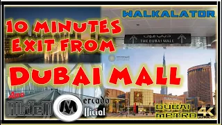 2022 | Rush hour Time | Walkalator exit to Dubai mall metro station