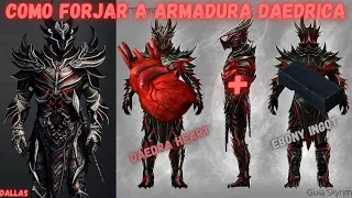 Guia Skyrim- Como Forjar a armadura daedrica e onde achar seus materiais!