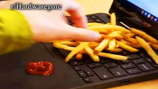 r/Hardwaregore | it fries my laptop