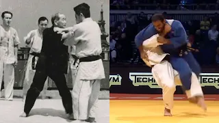 Jigoro Kano's throwing techniques VS Modern throwing techniques