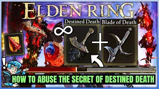 Double Destined Death Has an INCREDIBLE Secret Power - PERFECT Black Blade Burn Build - Elden Ring!