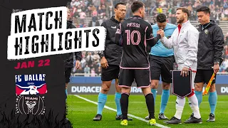 FC Dallas vs Inter Miami CF Highlights | January 22, 2024