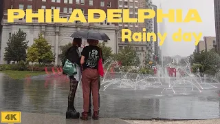 Walking in the Rain in Philadelphia, USA, Travel, 4K(Sep 11,2022 2:14pm)