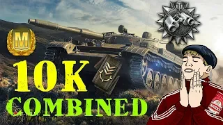 T100 LT - 10K Combined dmg | World of Tanks | (1080p)