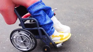 Finger Skateboard | Wheel Chair Tricks | Finger Skate Park | Tech Deck | Flick Trix | Fingerboarding