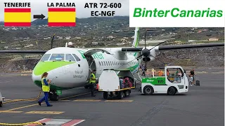 Tenerife to La Palma | Binter Canarias | TRIP REPORT | ATR 72-600 | #TripReport#BINTERCANARIAS#ATR