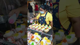 Thai Crispy Pancakes 🥞 | Thailand Street Food | Thailand 🇹🇭 | Nong Khai #shorts