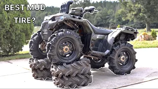 NEW HUGE MUD TIRES FOR MY FOURWHEELER!