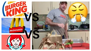 The Fastest Fast Food|Wendy's VS. Burger King VS. McDonalds