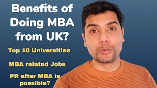 Top 10 universities for MBA in England| Jobs after MBA| PR after MBA