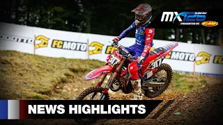 News Highlights | EMX125 Presented by FMF Racing | MXGP of France 2023 #MXGP #Motocross
