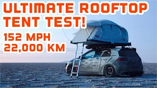 ULTIMATE ROOF-TOP TENT TEST + SETUP GUIDE / 22,000km / 152mph / 400 horsepower VW GTI