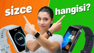 Huawei Band 8 vs Huawei Watch Fit 2 Karşılaştırması