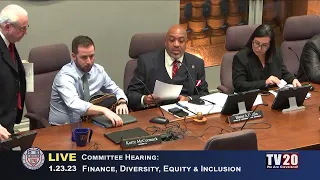 Finance, Diversity, Equity and Inclusion Committee, January 23, 2023