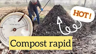 HOT COMPOSTING . Saves your garden of most diseases, pests and weeds.